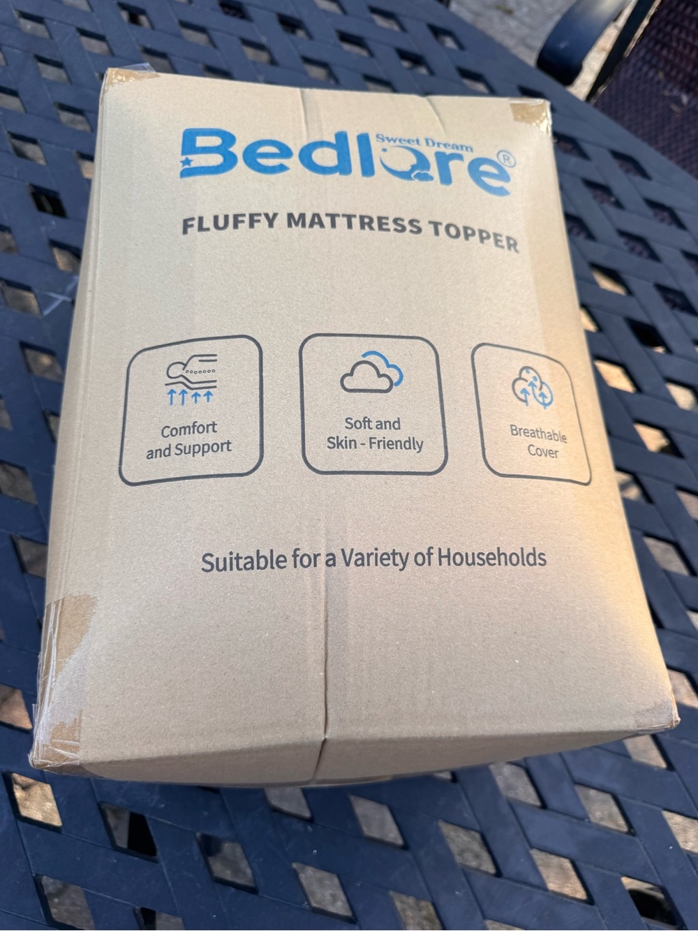 Fluffy Mattress Topper - Cream